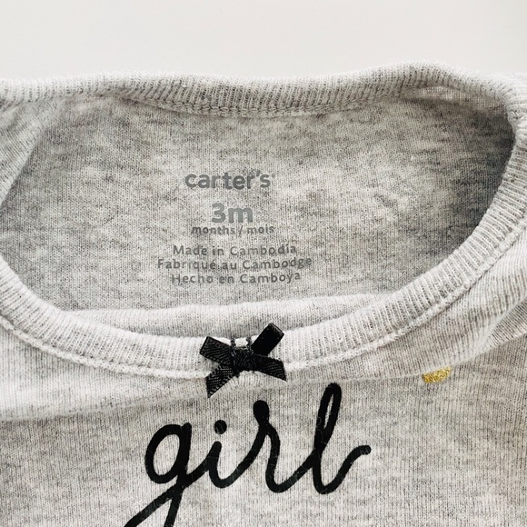 5 Pack Flutter Sleeve Baby Girl Diaper Shirts - Picture 5 of 8